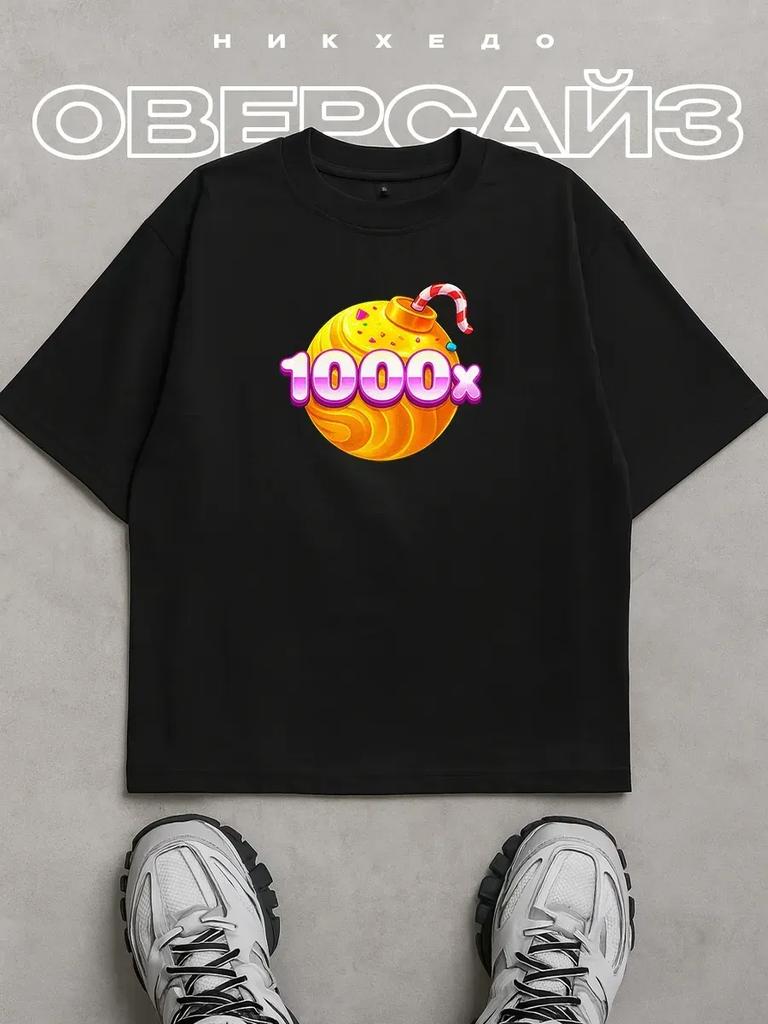 Sweet Bonanza 1000 Oversized T-Shirt, Casinos, and Gambling Mania