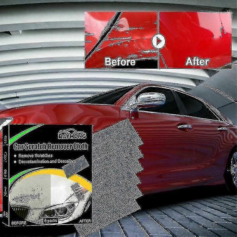 6 Pack Nano Sparkle Cloth Car Scratch Repair Cloth Nano Magic Cloth For Car New
