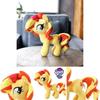 Очаровательная плюшевая кукла-единорог Радуга My Little Pony, мягкая и приятная на ощупь игрушка для девочек