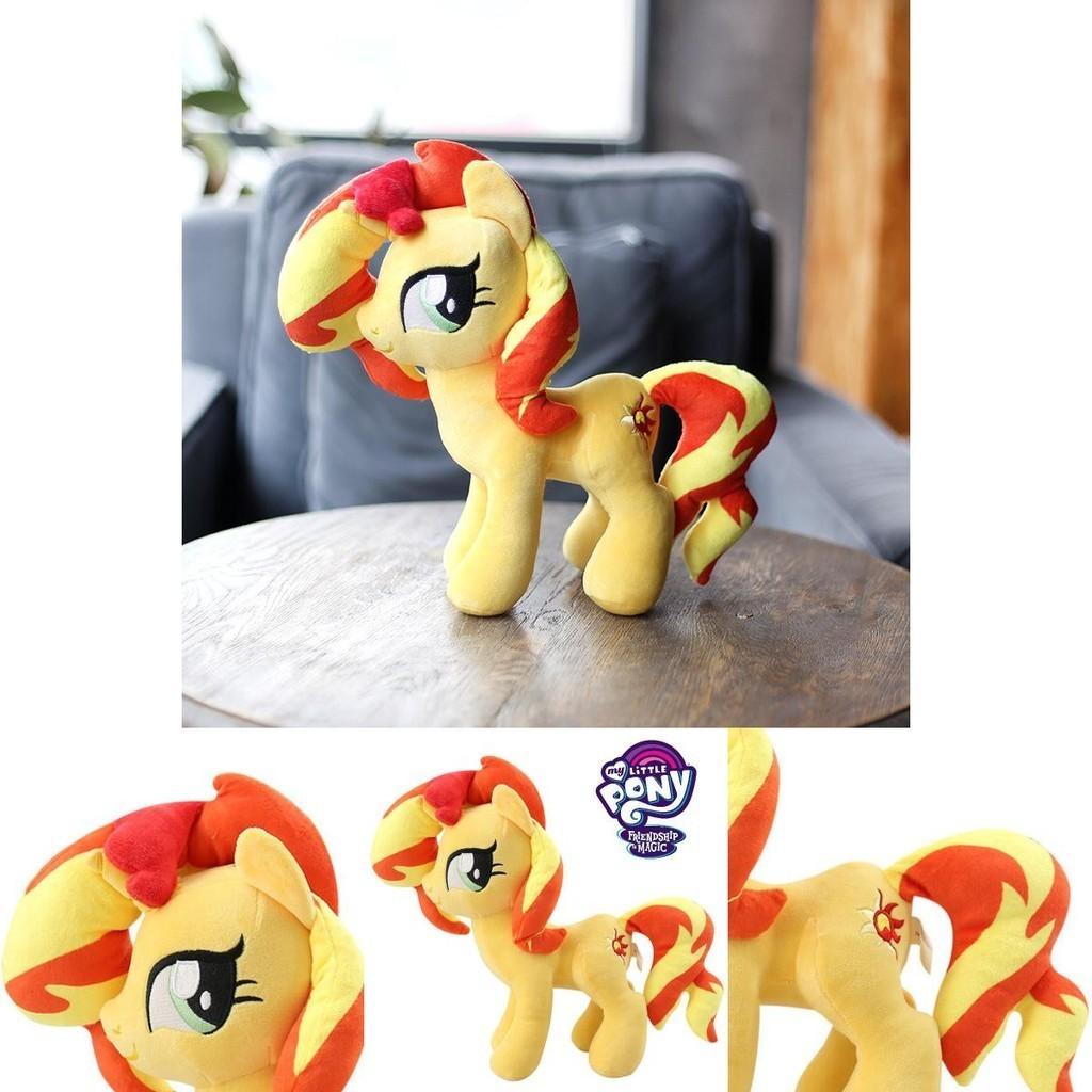 Очаровательная плюшевая кукла-единорог Радуга My Little Pony, мягкая и приятная на ощупь игрушка для девочек