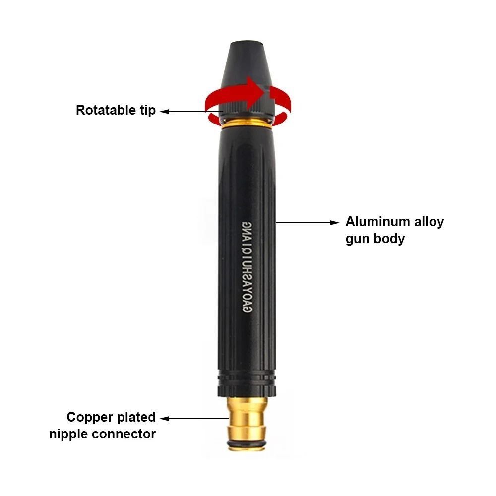 Портативный регулируемый дождеватель высокого давления, многофункциональный ручной распылитель воды, насадка для шланга, мойка автомобиля