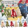 Cute Christmas Tree Plush Doll Pillow, A Decorative Cushion For Holiday Ambiance