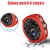 PC Case+Scale Protective ring For Samsung galaxy watch 8 classic 46mm Accessories Hollow Bumper For galaxy watch 8 classic cover