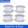 for Peugeot 308 MK1 T7 2007 2008 2009 2010 2011 2012 Chrome Door Handle Cover Car Accessories Rustproof Cap Styling ABS Plastic