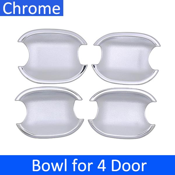 for Peugeot 308 MK1 T7 2007 2008 2009 2010 2011 2012 Chrome Door Handle Cover Car Accessories Rustproof Cap Styling ABS Plastic