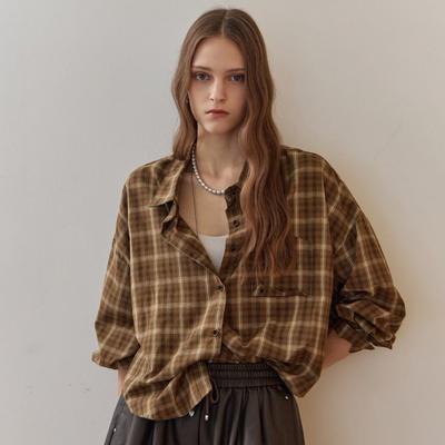 Карманная рубашка в клетку из хлопка Ze10qb013nh