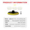 SEAMETAL Wax Polishing Self Adhesive Imitation Wool Disc Car Polishing Disc Car Beauty Tool Wool Sponge Pad