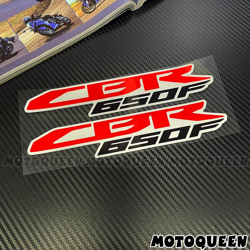 Motorbike Motorcycle PVC Decals Tank Pad Helmet Shell Wind Side Cover Box Decor Label Logo Stickers for Honda CBR 650F CBR650F