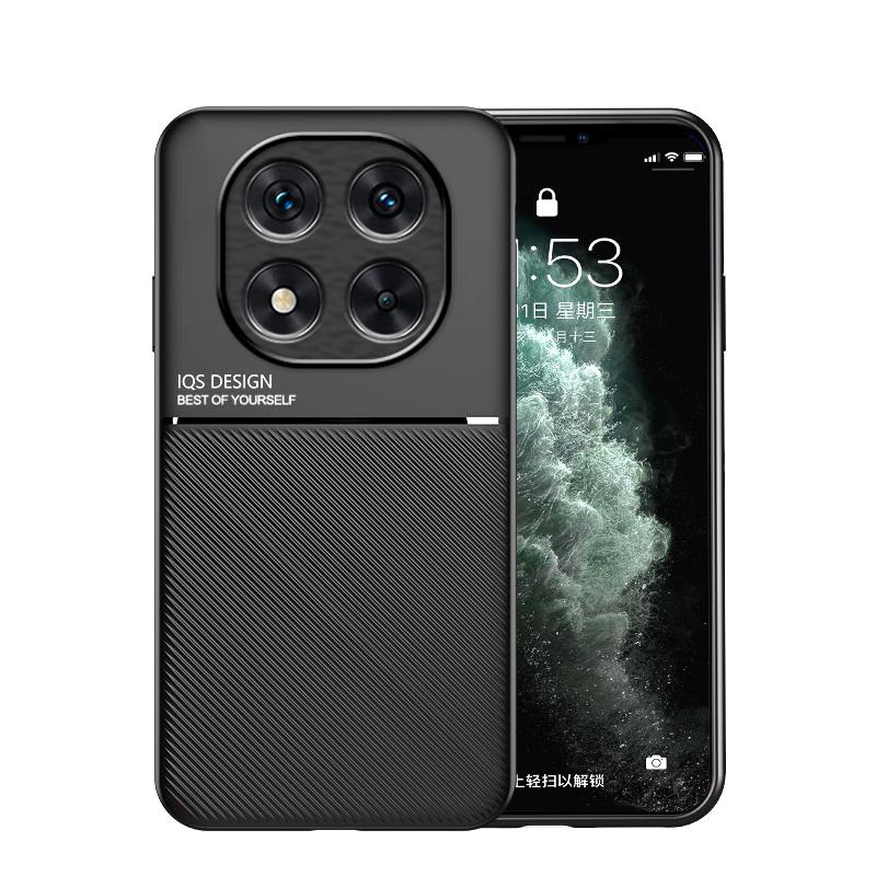 Мягкий чехол-рамка для Xiaomi Redmi Note 14 Pro 14Pro + 5G кожаный автомобильный магнитный держатель Coque для Redmy Note14Pro Plus Funda