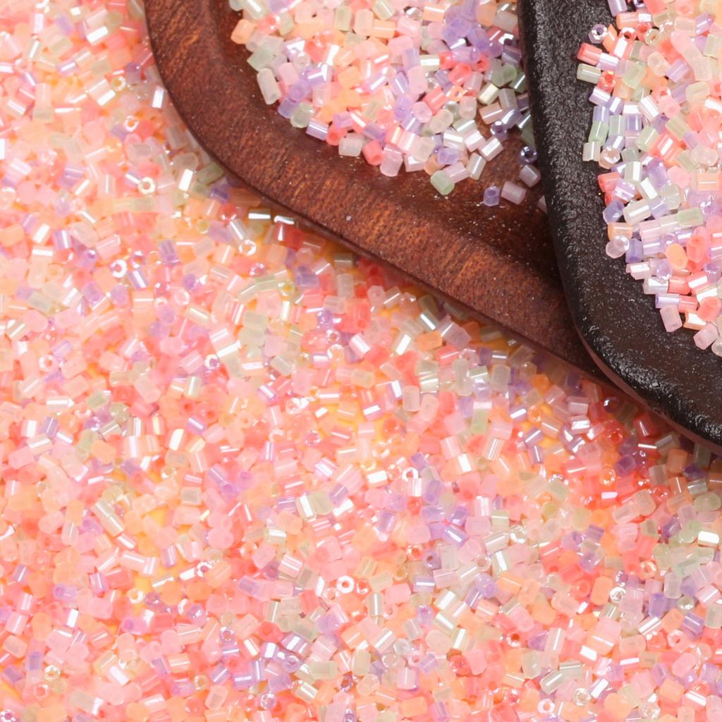 Около 52000 шт. цвет макарон, акриловые ювелирные изделия «сделай сам», аксессуары 2*3 мм, круглые бусины-трубки для изготовления браслетов