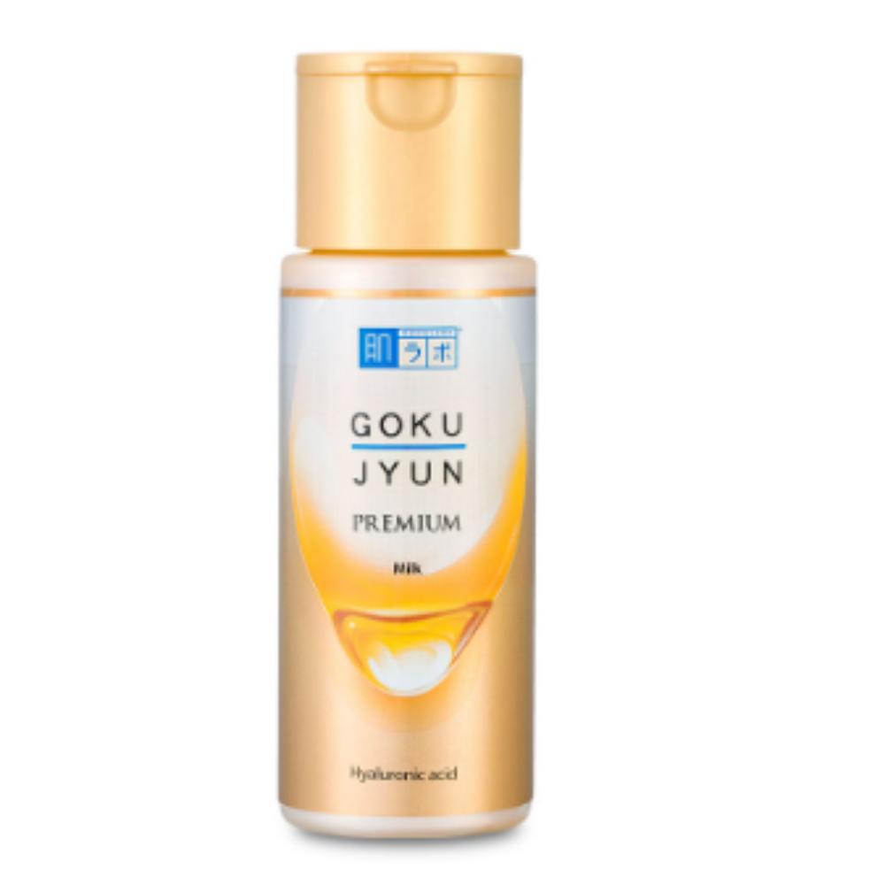 Hada Labo Gokujyun Premium Лосьон с 7 типами гиалуроновой кислоты 170 мл + Молочко 140 мл + Perfect Gel 100 г + 2 Ограниченных товара "Mulppang-i"