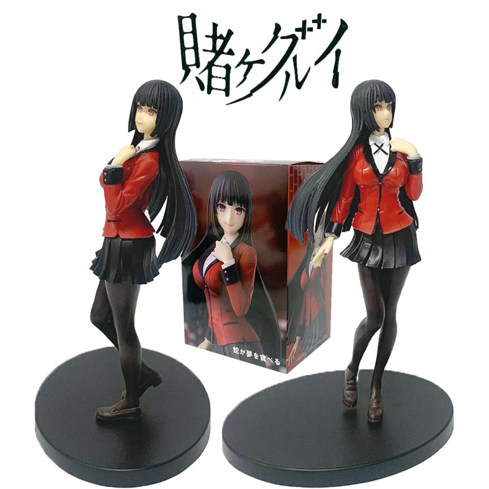 17 см Аниме Фигурка Jabami Yumeko Экшн Коллекционная Модель Игрушки Подарок Украшения Кукла Игрушка ПВХ Сочлененная Позируемая Детализированная Подвижная Масштаб