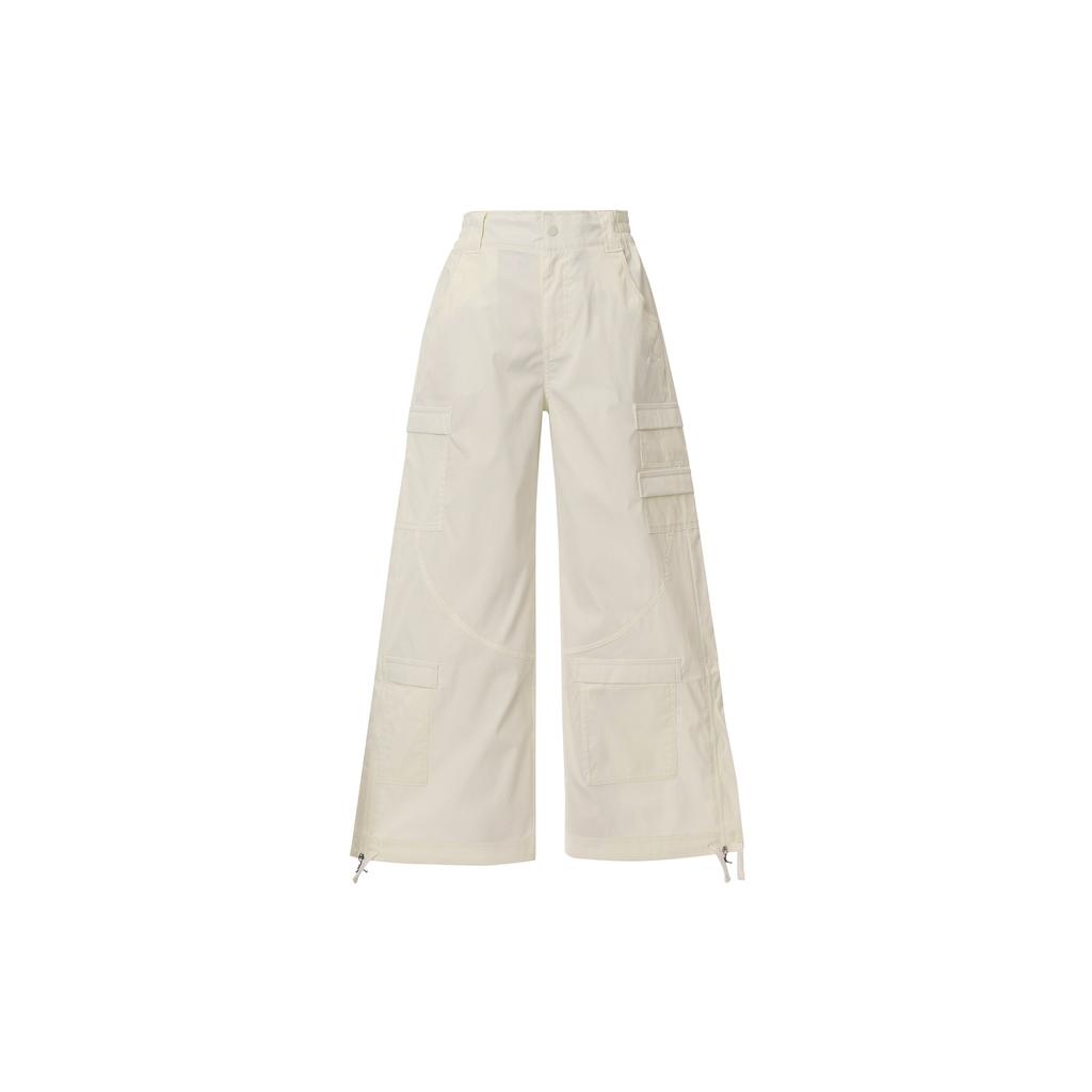 Jordan Chicago Solid Color Loose Wide Leg Cargo Pants Women Pants Sail-White DZ3350133