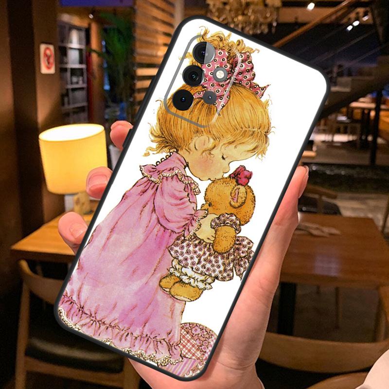 Чехол для телефона с рисунком Sarah Kay для Samsung A51 A71 A50 A70 A13 A23 A33 A53 A12 A22 A32 A42 A52 A54 A34 A14