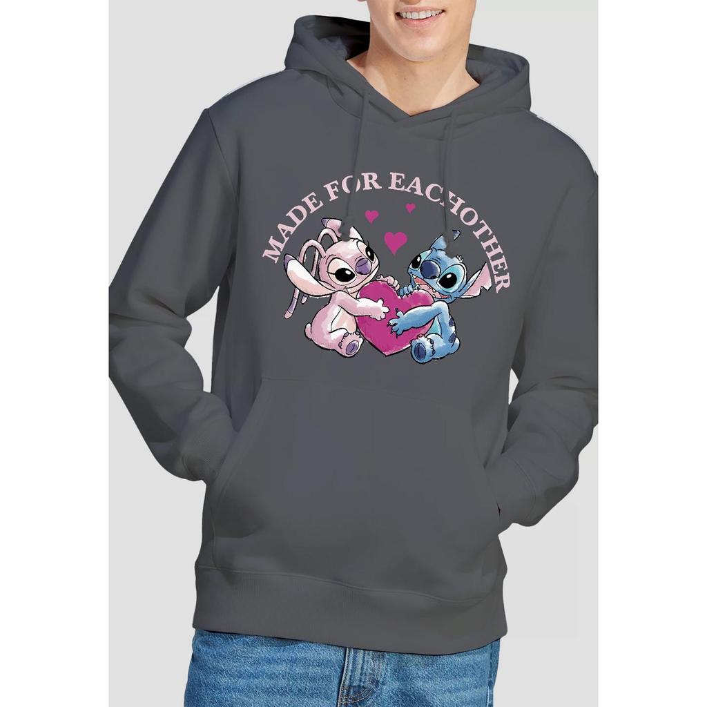 Lilo & Stitch Mens Made For Each Other Hoodie