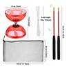 Chinese Yoyo Diabolo Set with 2 Diabolo Sticks String and Net Bag Portable Diabolo Juggling Diabolo for Fun