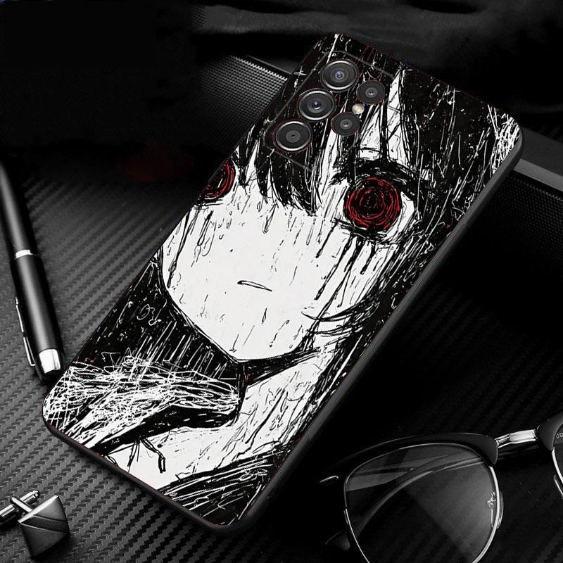 Чехол для телефона Samsung Galaxy S26 S25 S24 S23 S22 Ultra S23 S22 S25 Plus S24 FE S26Edge Аниме Девушка Арт