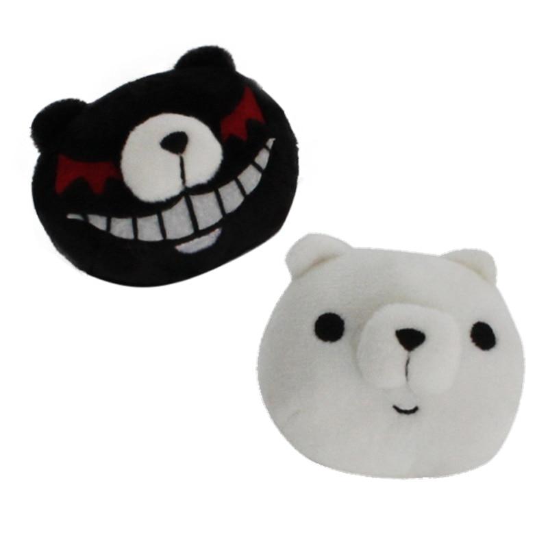 Anime Wig Monokuma Cosplay Wig Danganronpa Women Cosplay Wig Kuma Halloween Girl Anime Wigs + 2pcs Headwear