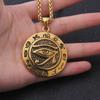 Винтажный кулон «Всевидящее око», ожерелье для мужчин и женщин, религиозный амулет, ювелирные изделия