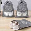 5Pcs Shoe Bags Printing Portable Drawstring Dust-proof Waterproof Storage Multi-Function Non-Woven Fabric
