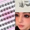 Natural Look Glue-free False Eyelashes Press On Segmented Eyelashes  Women's Beauty