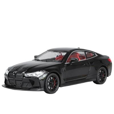1/24 BMW M4 Coupe литой спортивный автомобиль модель литой металл гоночный автомобиль транспортные средства модель имитация звука свет коллекция детская игрушка подарок