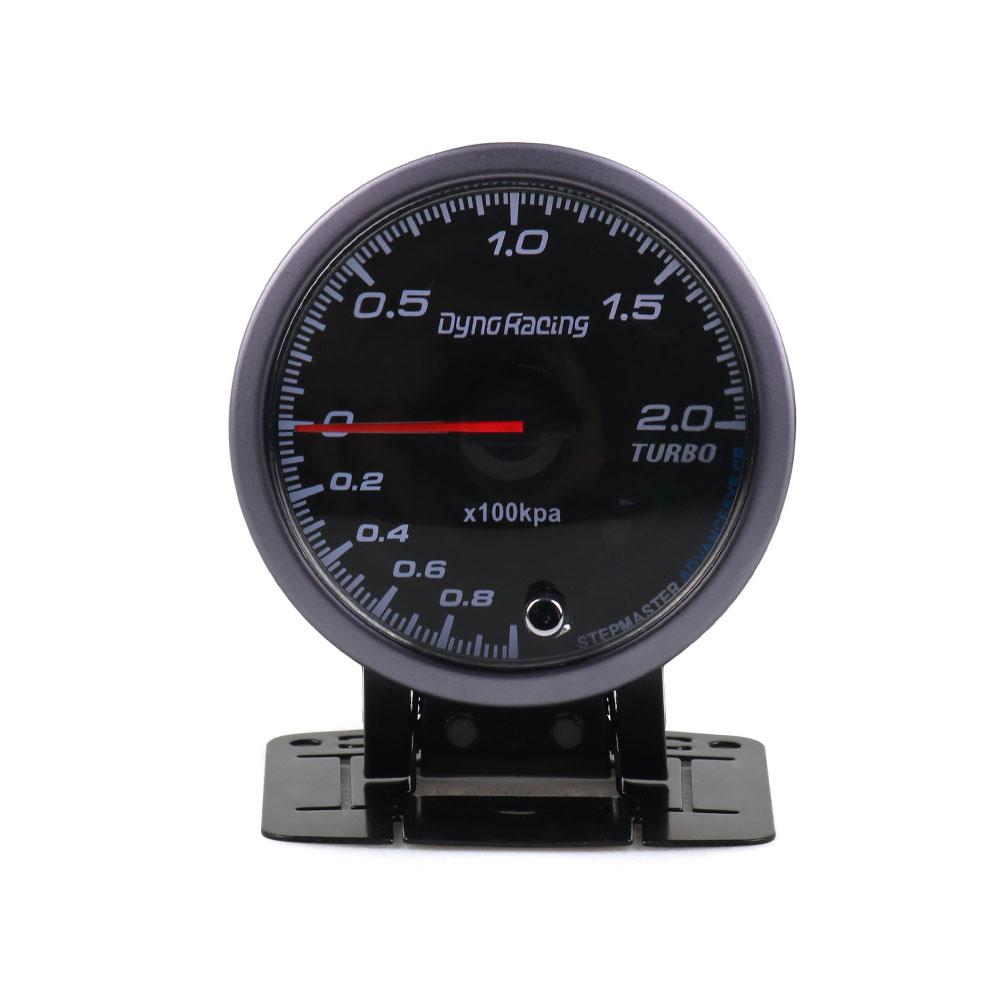 Dynoracing 60MM Black Face Car Turbo Boost gauge 2 BAR With White &Amber Lighting turbo boost meter/Car Meter TT101478