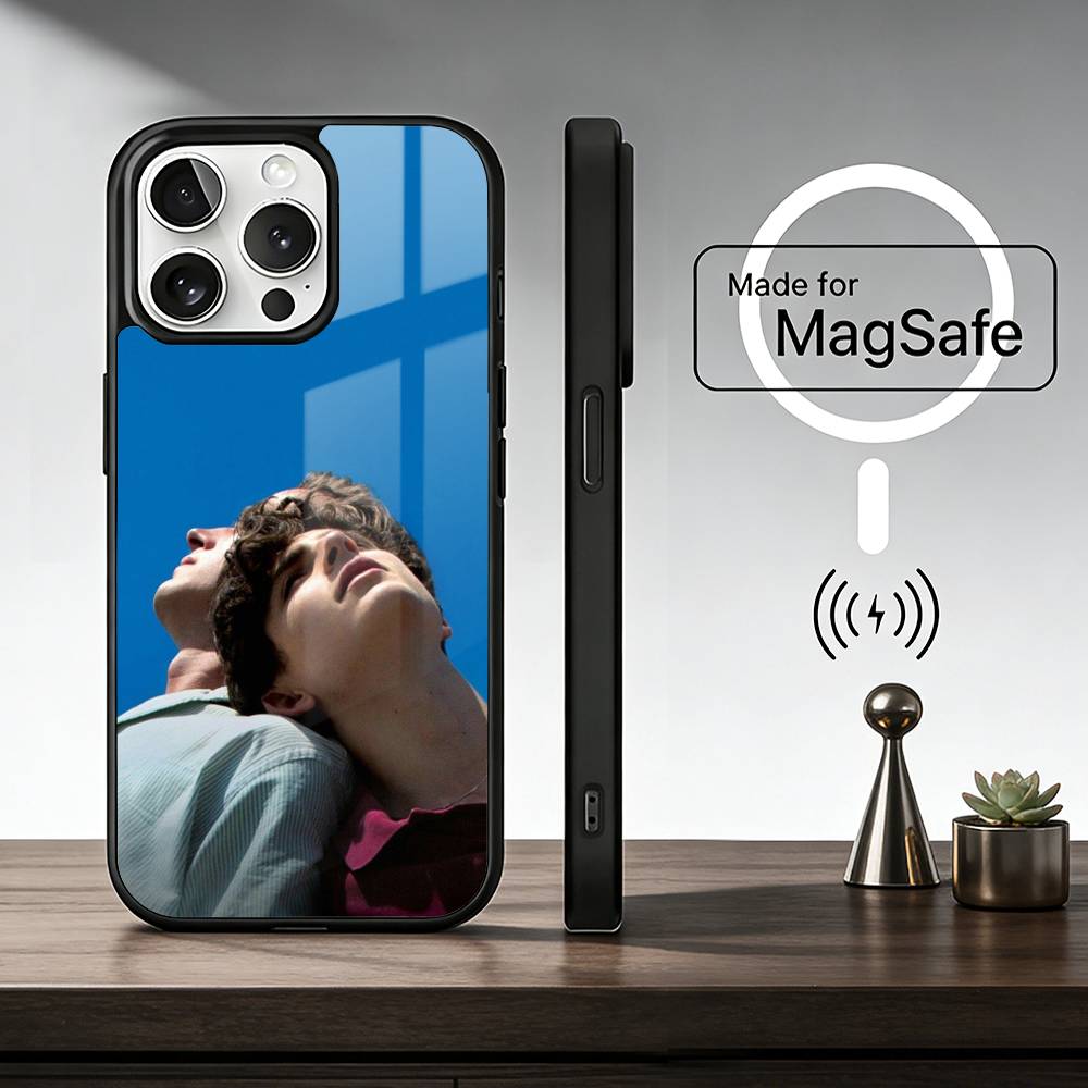 T-Timothee C-Chalamet Case for iPhone 17 16 15 14 13 12 11 Plus Pro Max Wireless Charging Funda
