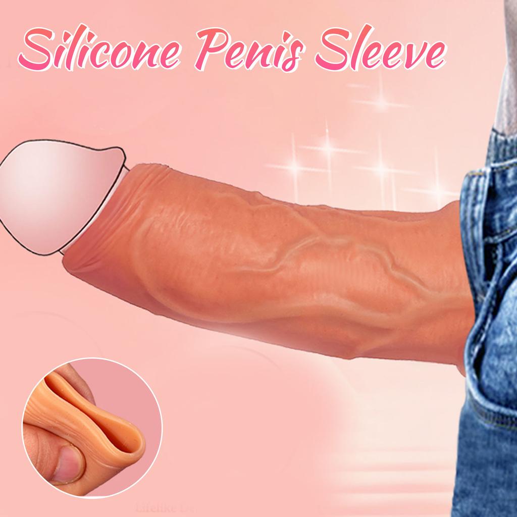 Удлинитель пениса, многоразовый пенис-насос, силиконовый пенис-удлинитель, отсроченная эякуляция, сильная эрекция, секс-игрушки для взрослых