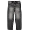 JACK&JONES Men's Distressed Dark Grey Straight Jeans