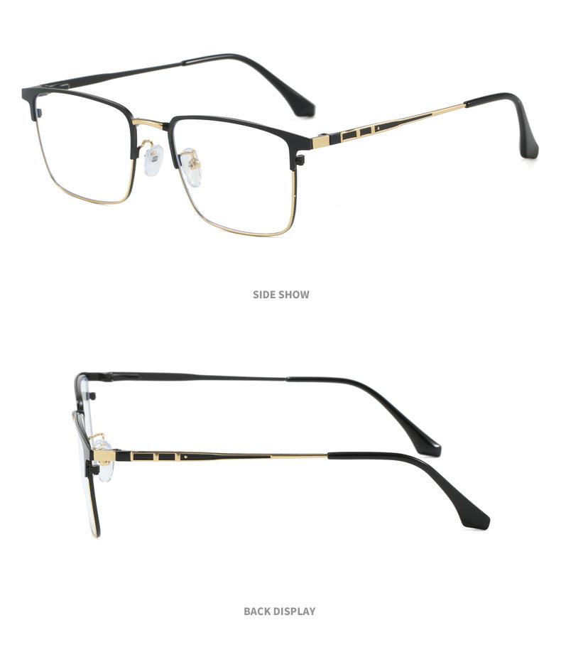 Мужская ультралегкая оправа для очков Plano с защитой от синего света и пружинящими заушниками, готовая для установки линз по рецепту, в деловом стиле