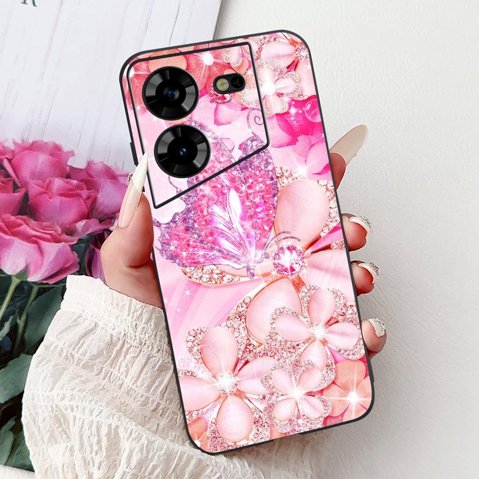 For Tecno Pova 5 Case LH7n Cute Fashion Pattern Cover Soft TPU Phone Cases For Tecno Pova 5 Pro LH8n Pova5 Pro Back Cover Bumper