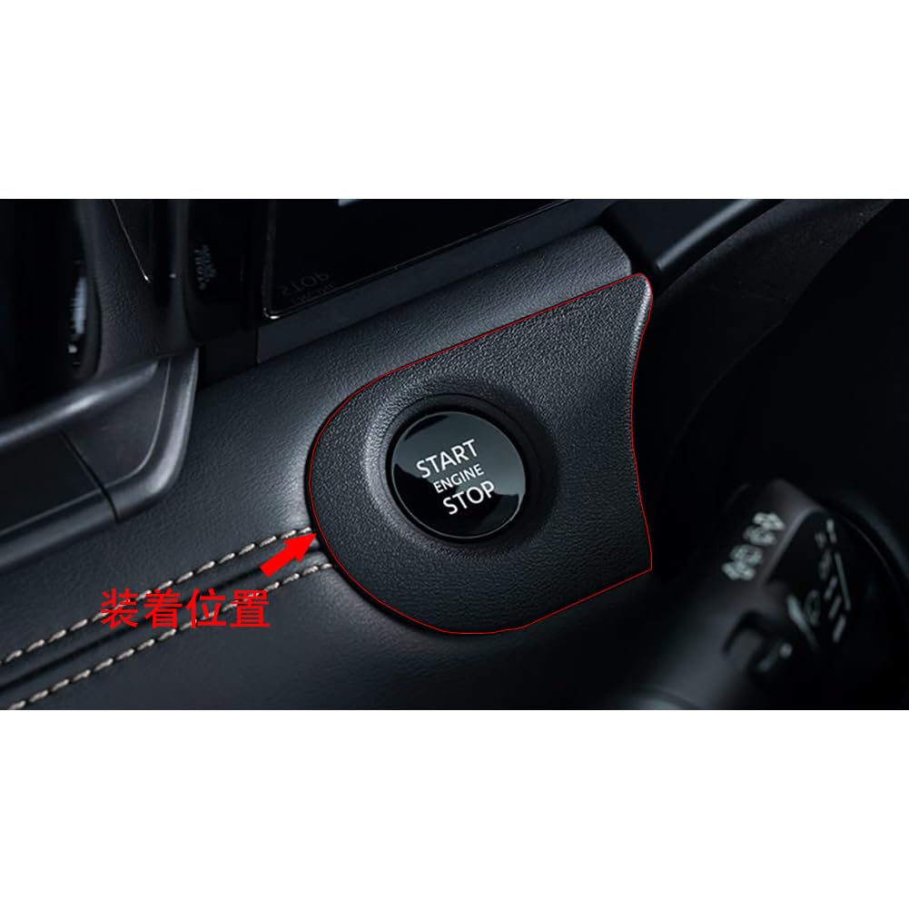RUIQ Кольцо-крышка кнопки запуска двигателя для Nissan New Serena Серии C28