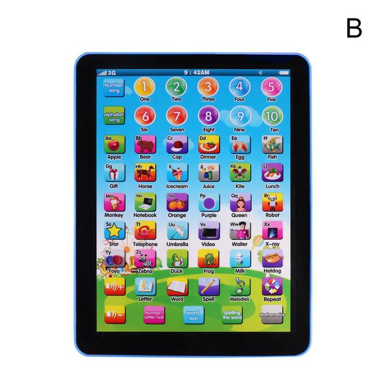 Baby Tablet Educational Toys Girls Toy For 1-6 Year Old Toddler Learning English C4J1