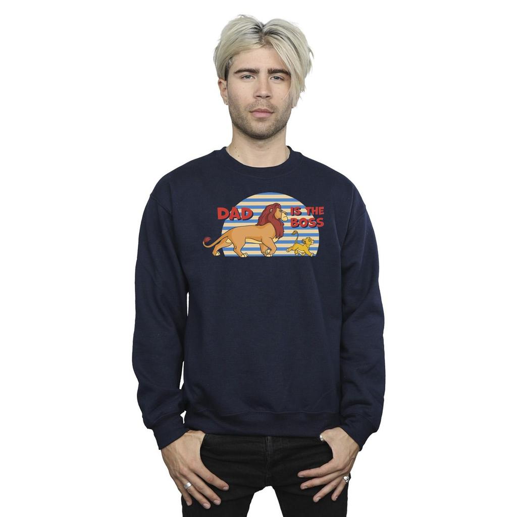Disney Mens The Lion King Dad Boss Sweatshirt