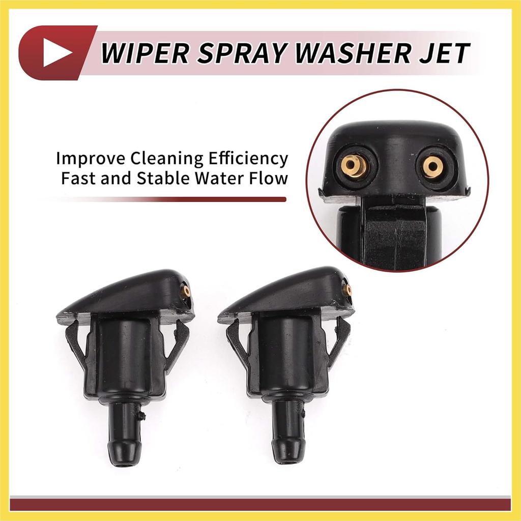 2pcs Windshield Washer Nozzle for Toyota T100 1993-1998 for Lexus LX470 2001-2007 Front Windshield Spray Nozzles Wiper Spray Washer Jet No.8538112060
