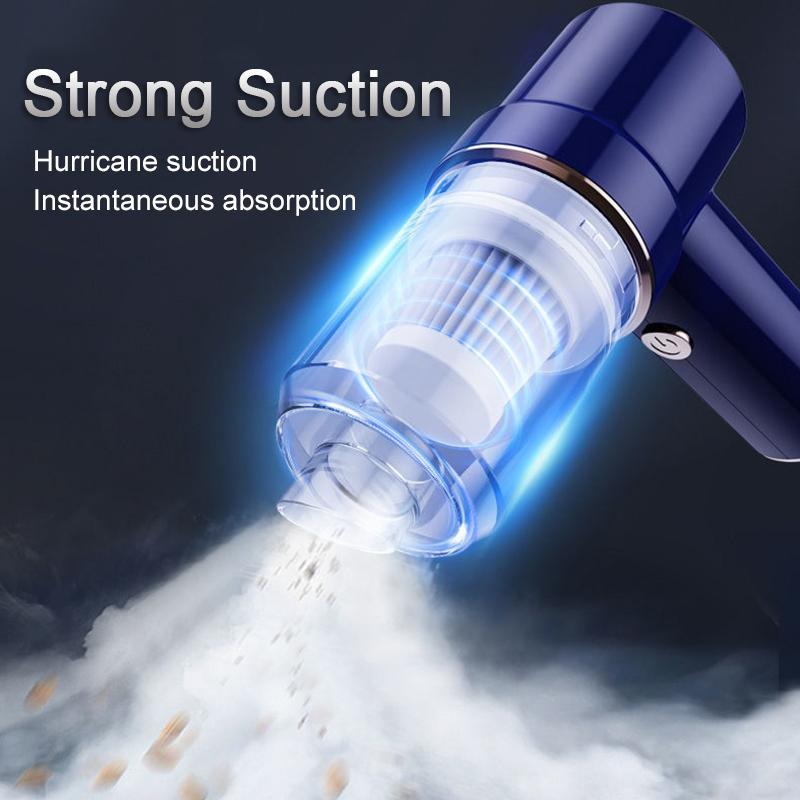 Высокое всасывание 2 в 1 автомобильный пылесос с беспроводной зарядкой Air Duster ручной пылесос высокой мощности для домашнего офиса