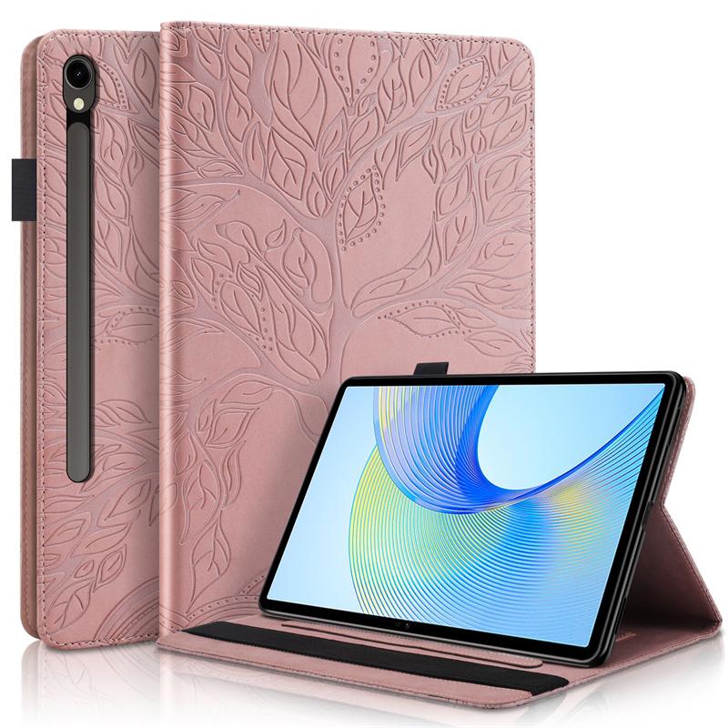 Tablet Cover For Samsung Tab S10 Lite Case 2025 Emboss Tree Flip Wallet Stand Cover For Funda Galaxy Tab S10 Lite Case 10.9 inch SM-X400/X406B