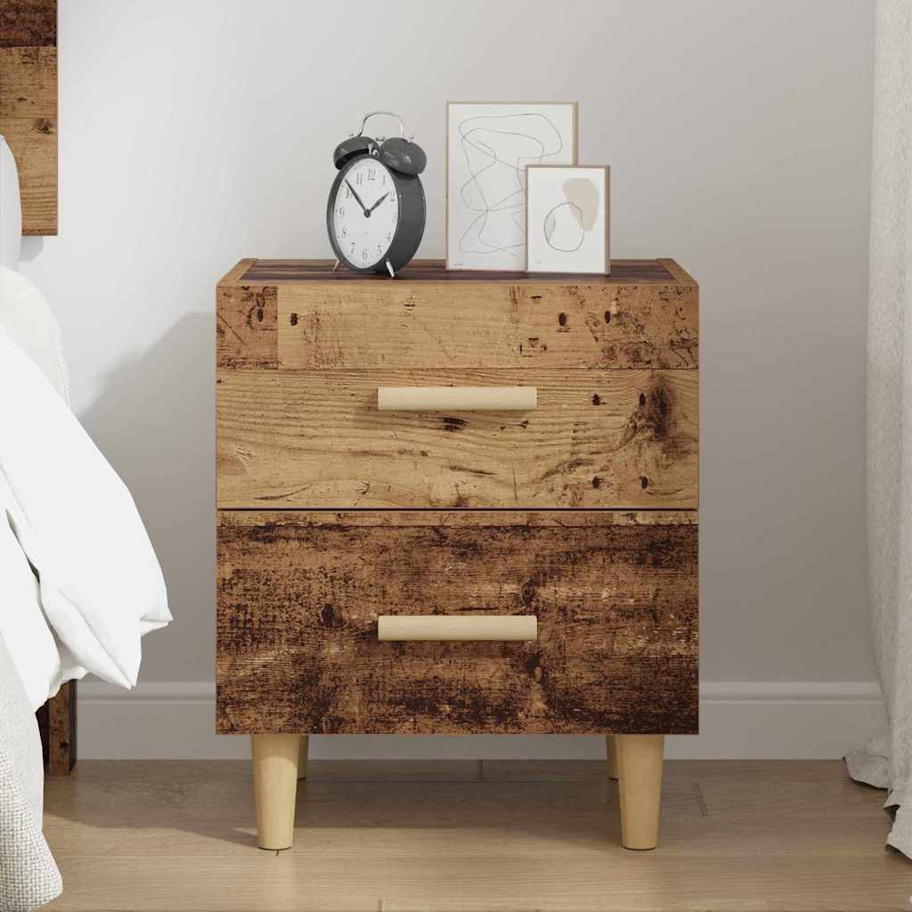 Bettschrank Altholz 40 x 35 x 47.5 cm engineered wood