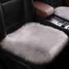 1 шт. чехол для автомобильного сиденья из искусственного меха, плюшевый зимний белый универсальный автомобильный интерьерный коврик из искусственной шерсти, теплый и роскошный плюшевый коврик
