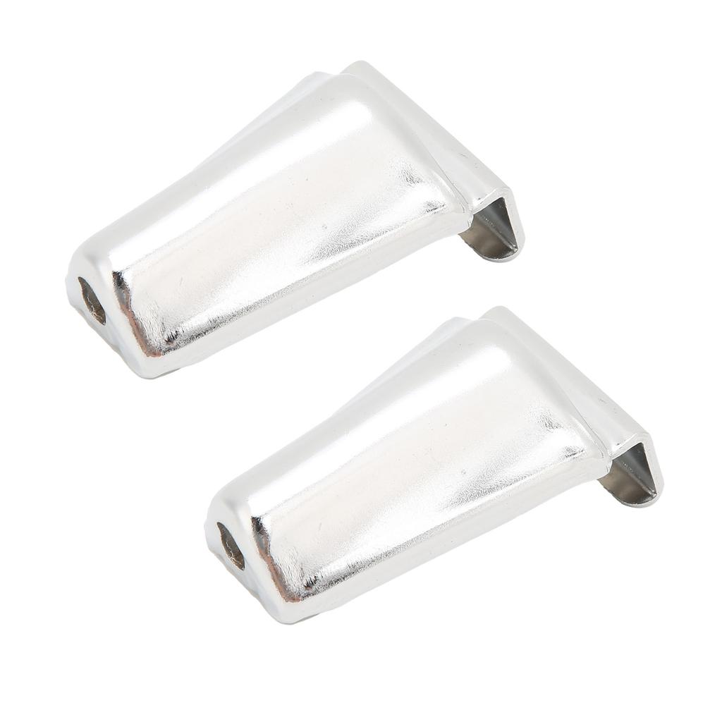 2Pcs Drum Lug Bass Chrome Color Iron Musical Instrument Maintenancing Accessories WC703