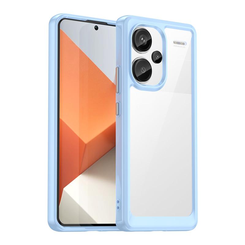 Для Redmi Note 13 Pro Plus Чехол Note 13 Pro+ Чехол 6,67 дюйма Цветной мягкий силиконовый прозрачный бампер для Note 13 Pro Plus