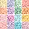 20g 1300Pcs 2mm High Quality Glass Seed Beads Macarons Frosted Beads for Earring Bracelet DIY Jewelry Craft Accessoreis Making