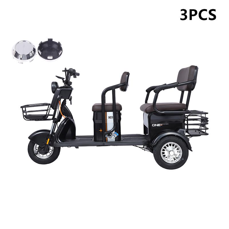 3 Pcs Ebike Center Cap, Rear Wheel Replacement Center Cap, Standard Size, Universal Version