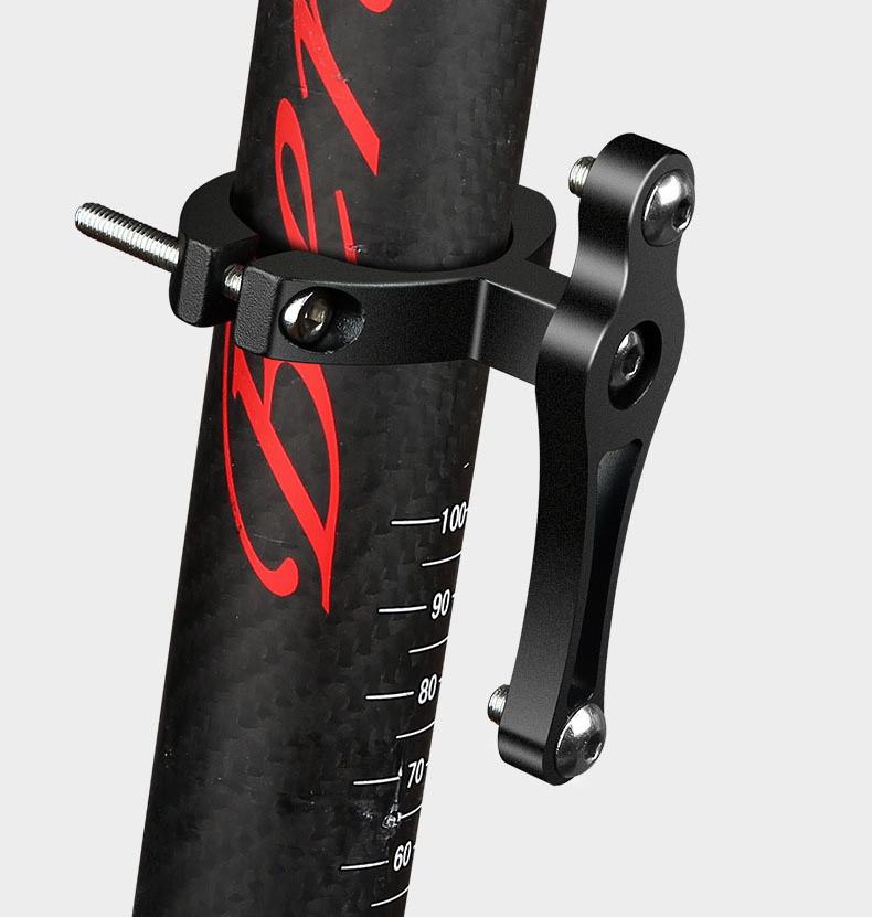 Держатель для велосипедного чайника, алюминиевая клетка для велосипедной бутылки, несколько способов установки с креплением для багажника/для +руля подседельного штыря