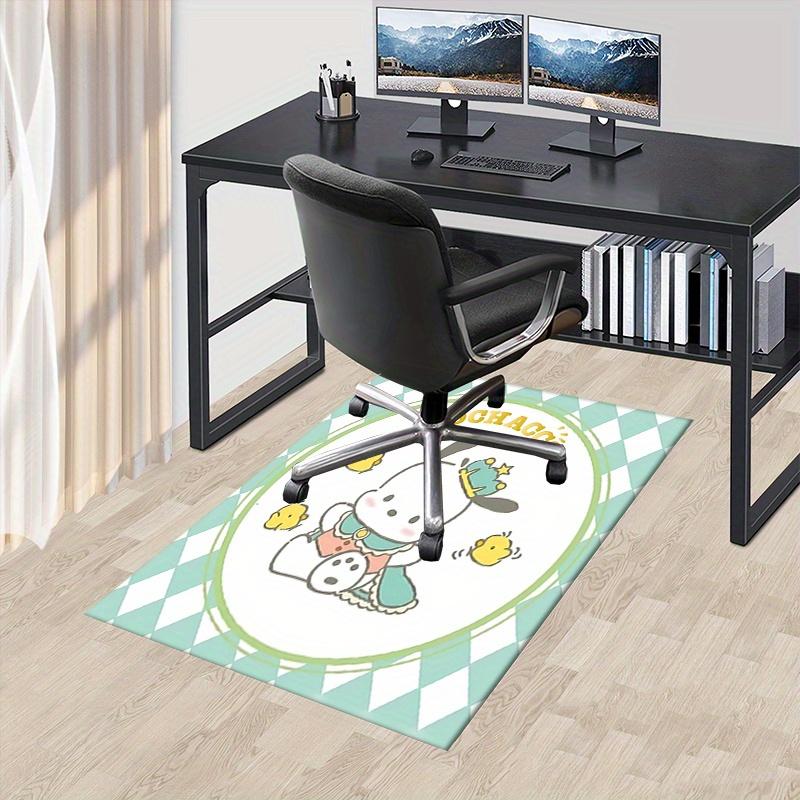 Office Rug Pochacco, Cute Anti-Slip Rug, Machine Washable for Living Room, Bedroom, Office, Multiple Sizes, Bedroom Mat, Decorative Mat, Durable Mat,