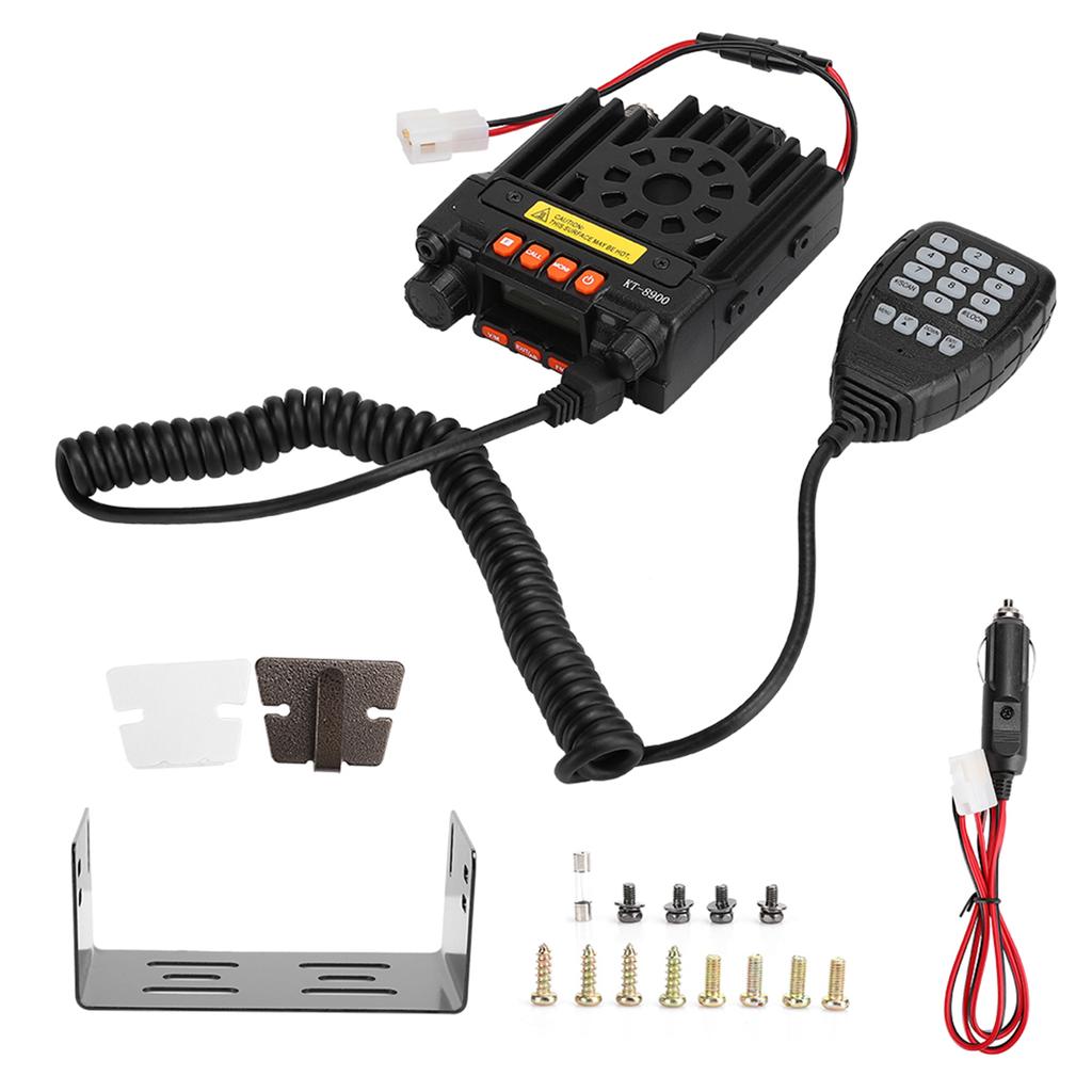 KT-8900 Алюминиевый сплав Автоматическая блокировка Четырехдиапазонная автомобильная радиостанция Мини-вещательная станция Walkie