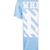 Off-White SS21 Virgil Abloh религиозный узор масляная живопись футболка женские топы синий OW-SS18-047
