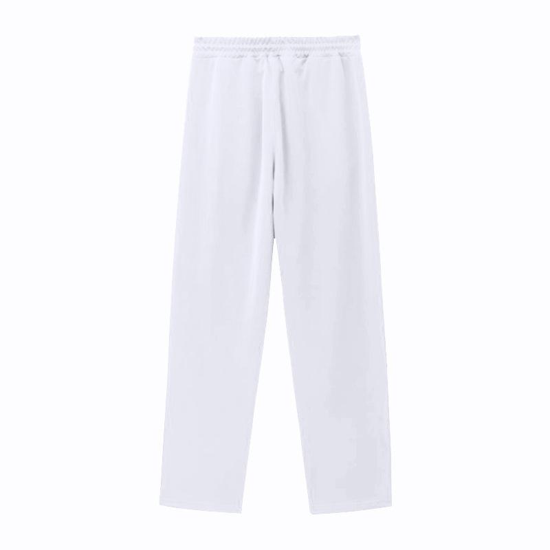 Casual Sports Buttoned Trousers Men's Spring and Autumn Loose Straight Loose Button Decorative Large Size Trousers