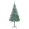 Artificial Christmas Tree Green 180 cm PVC and Steel